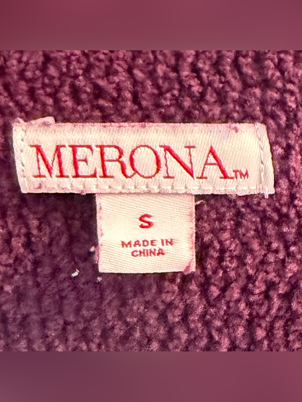 Merona Women's Small Open Front Plush Draped Cardigan - Picture 4 of 4